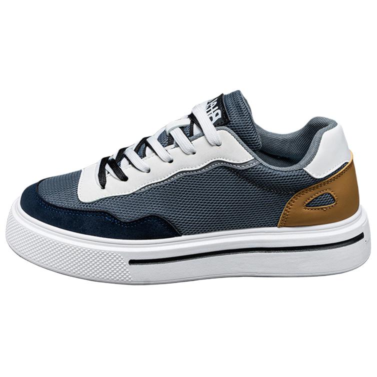 

TAFN Дышащие низкие скейтерские кроссовки мужские бело-серые, цвет Gray