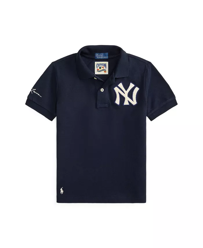 

Футболка-поло для малышей и мальчиков Yankees Polo Ralph Lauren, синий