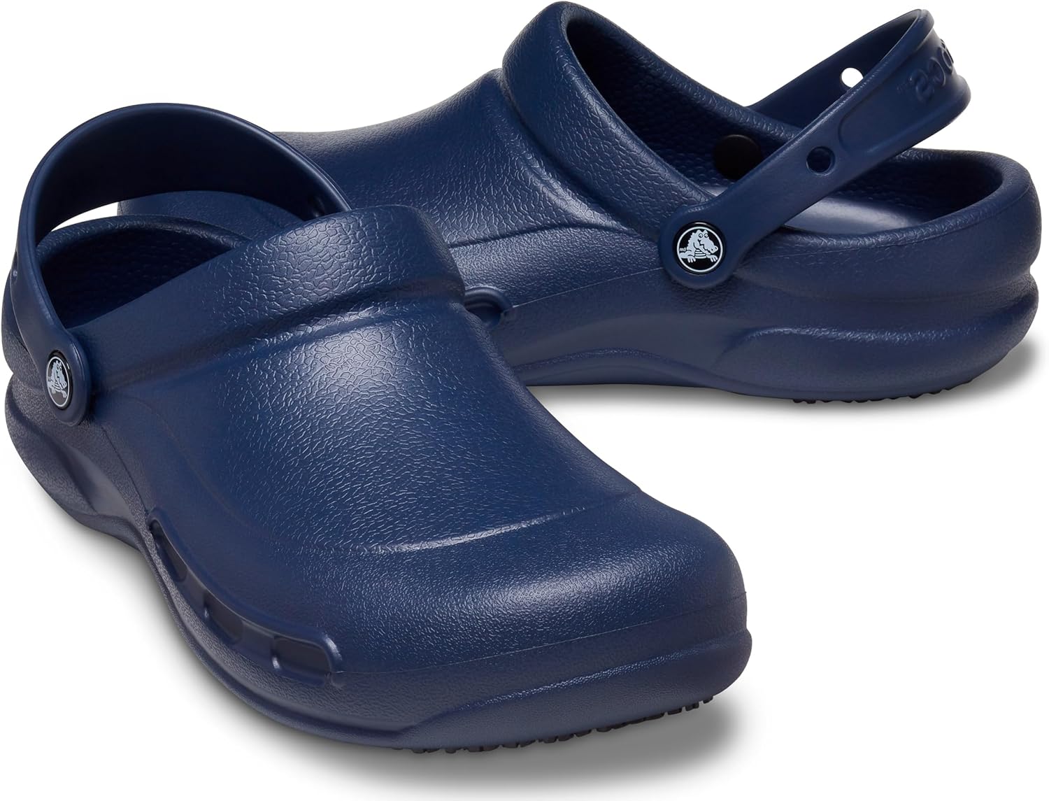 Мужские рабочие сабо Crocs Bistro с нескользящей подошвой, темно-синий — фото 2