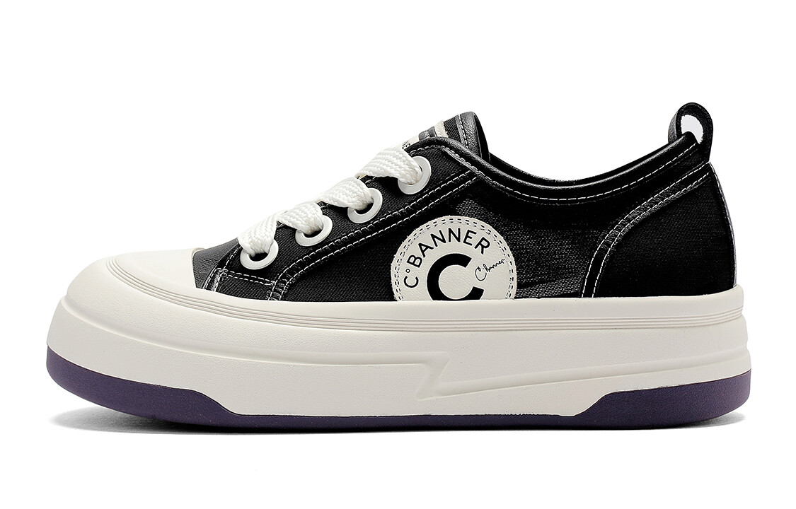 

Кроссовки CВ°BANNER Casual Shoes Women's Low-Top Black, Черный, Кроссовки CВ°BANNER Casual Shoes Women's Low-Top Black