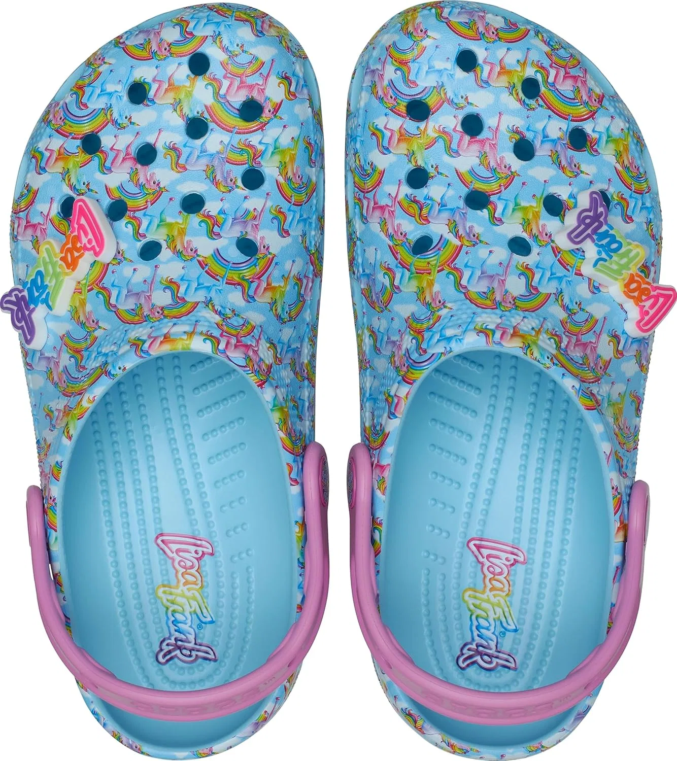 Кроксы Unisex Adult Classic Lisa Frank Clogs Crocs, Arctic Blue — фото 4