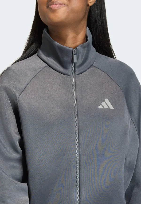Толстовка на молнии для стадиона Adidas Sportswear, Grey Six Ch Solid Grey St Tropic Bloom — фото 3