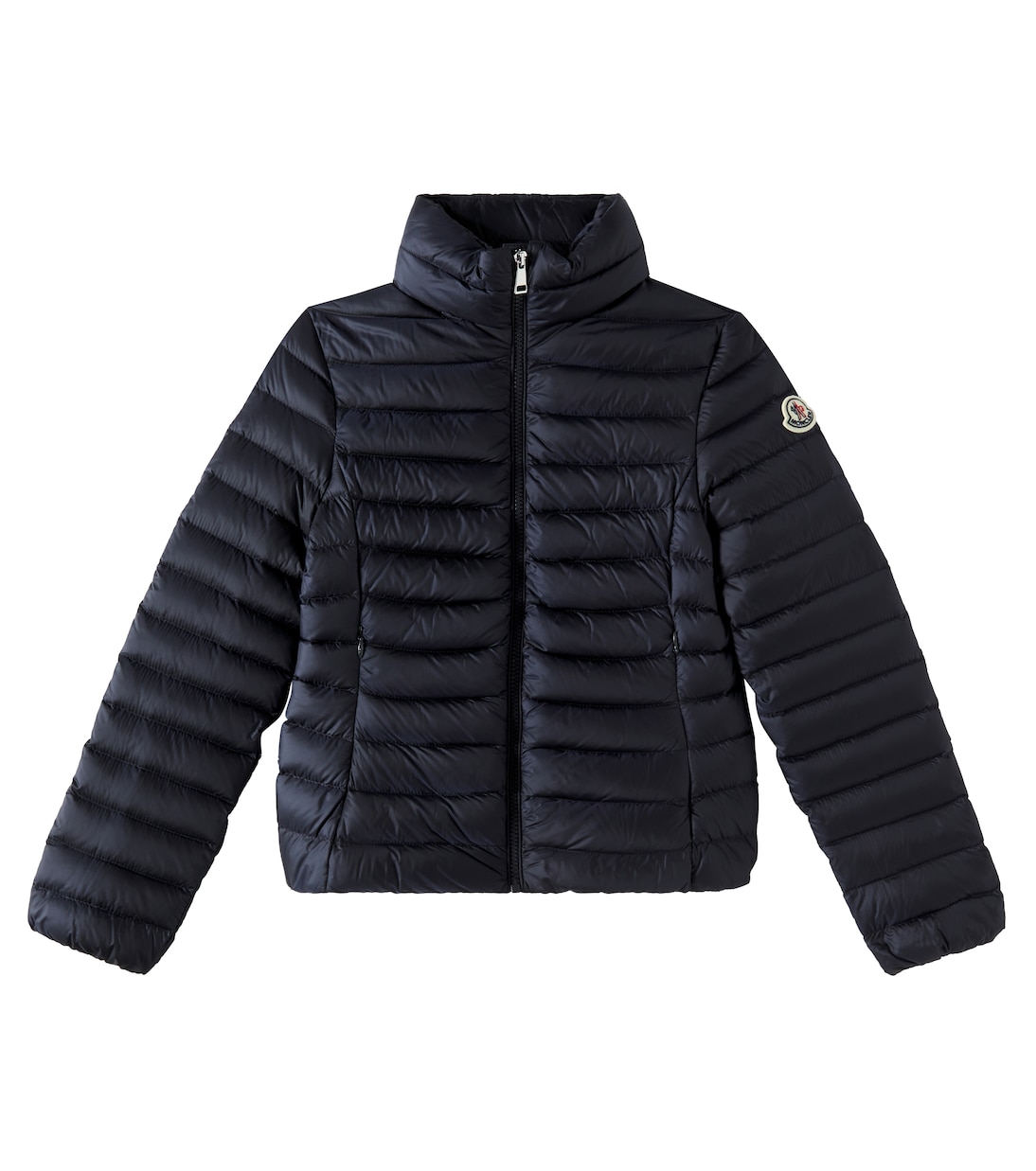

Укороченная пуховая куртка Ige Moncler Enfant, темно-синий