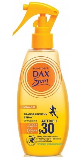 

Прозрачный защитный спрей SPF 30, Тригер, 200 мл Dax Sun, Active