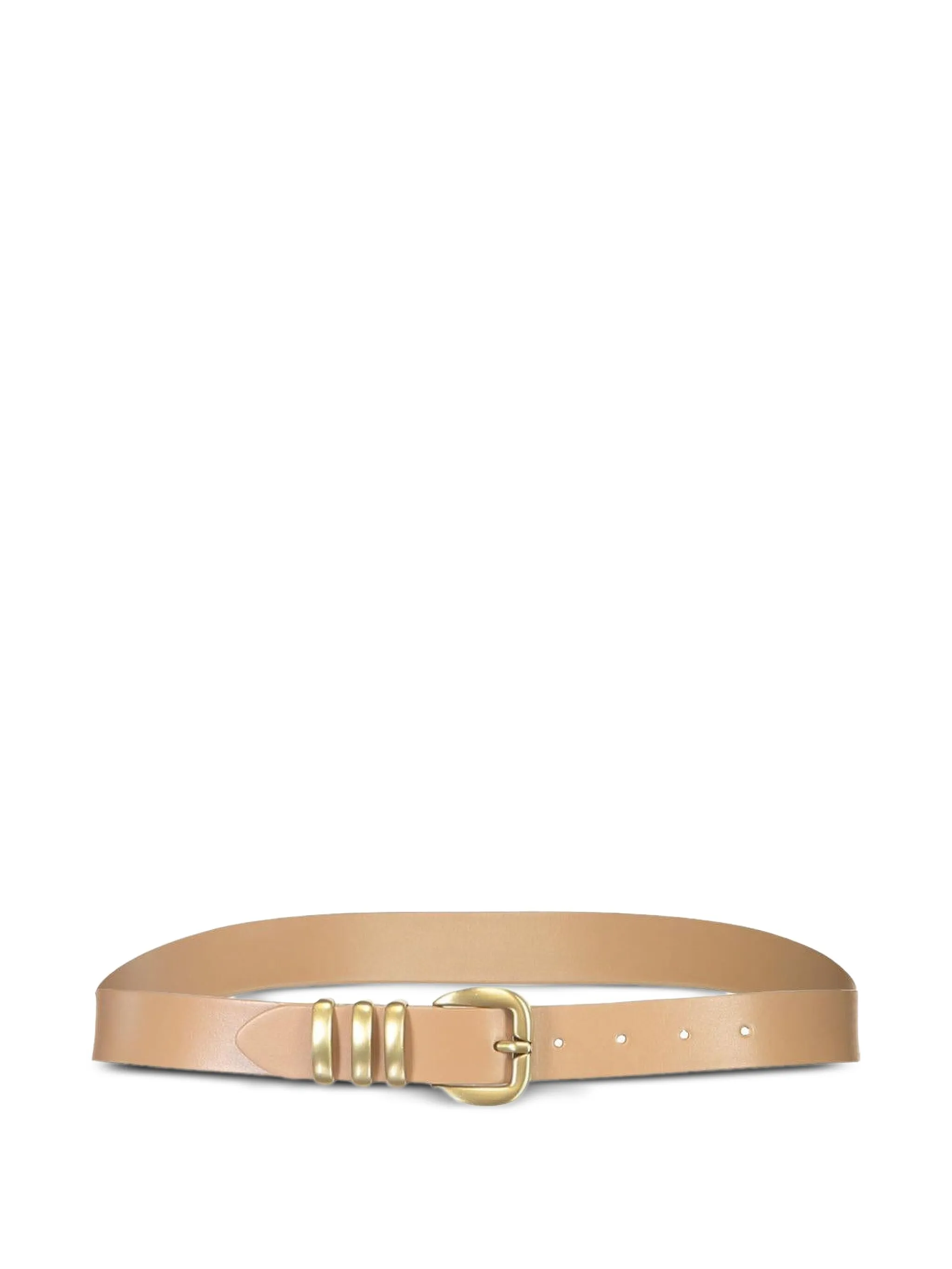 

Кожаный ремень с тремя петлями Eleventy, коричневый