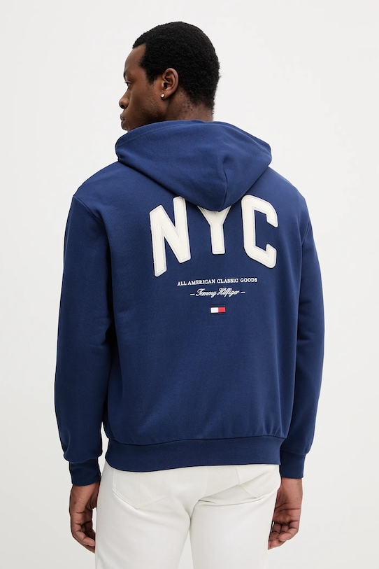 

Хлопковая толстовка Tommy Hilfiger, темно-синий