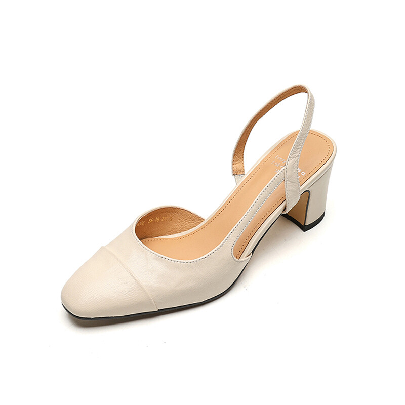 Туфли женские на высоком каблуке Echo&Yolo, цвет Light Brown — фото 2