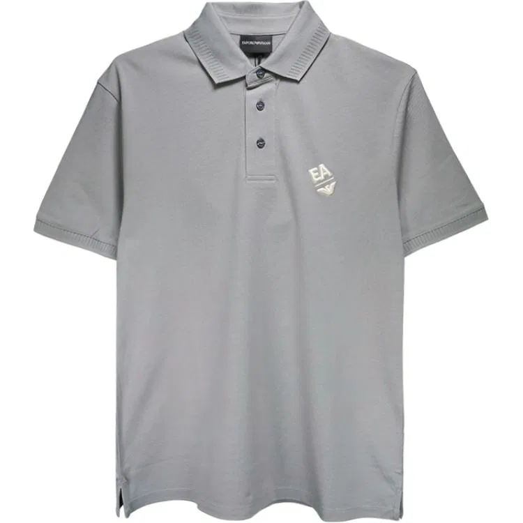 Поло мужское серое EMPORIO ARMANI, Gray