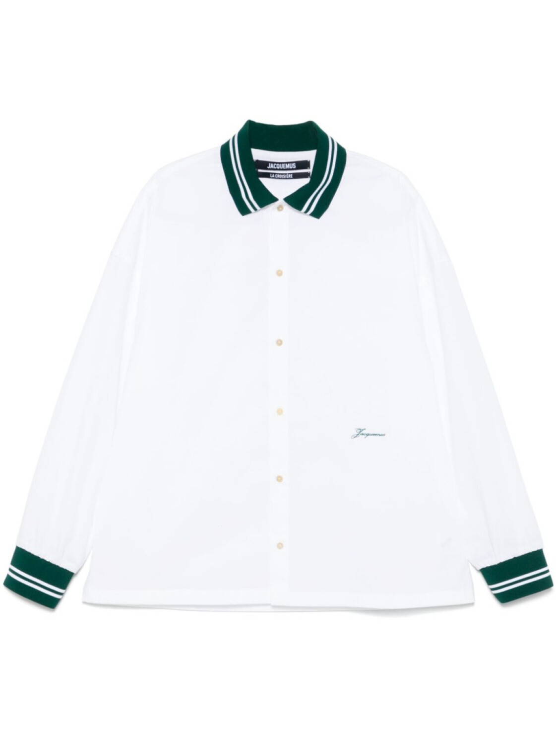 

Jacquemus рубашка La Chemise Baseball, белый