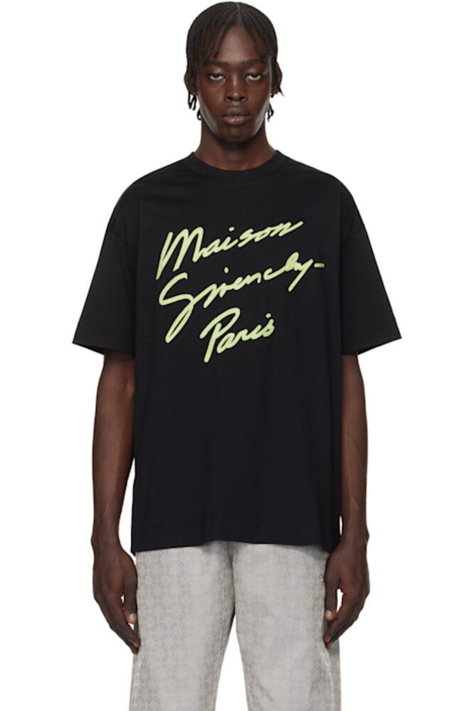 

Черная футболка Maison 'GIVENCHY'