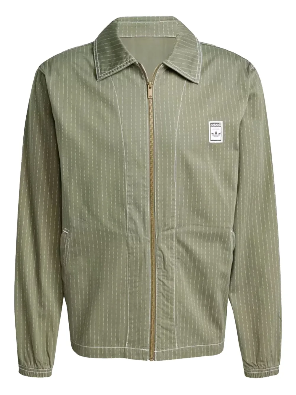 

Жакет в полоску Adidas, зеленый