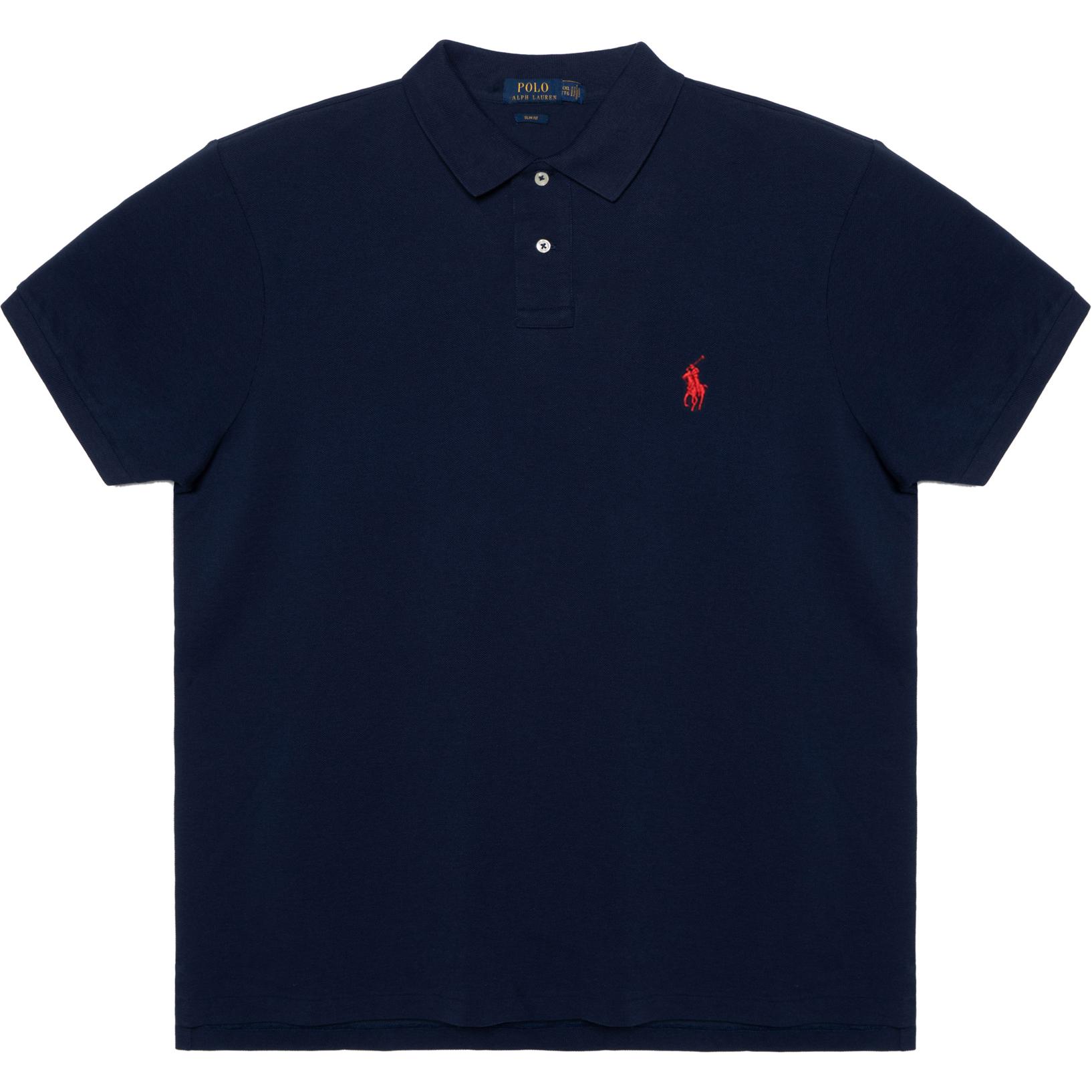 

Поло с вышитой лошадкой Polo Pony Polo Ralph Lauren, синий