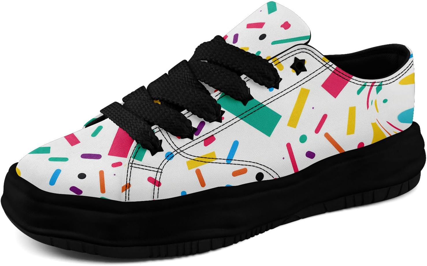

Мужские кроссовки coolcustomize из холщовой ткани с граффити, цветные повседневные низкие кеды на шнуровке для женщин с абстрактным уличным арт-дизайном, синий