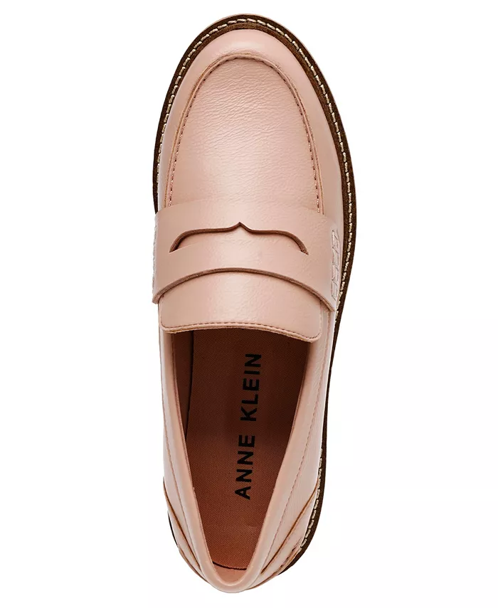 Женские лоферы Emmylou на массивной подошве Anne Klein, розовый — фото 4