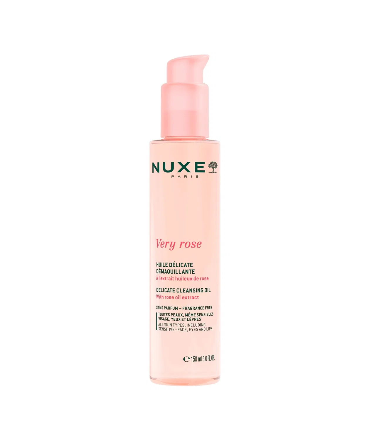 Средство для снятия макияжа Nuxe — Масло для снятия макияжа Very Rose, , , , бесцветное, 150 мл