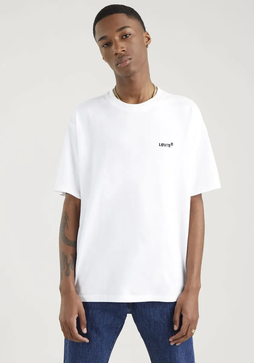 

Рубашка Levi's с круглым вырезом "LE RED TAB VINTAGE TEE" в классическом дизайне Levi's, белый