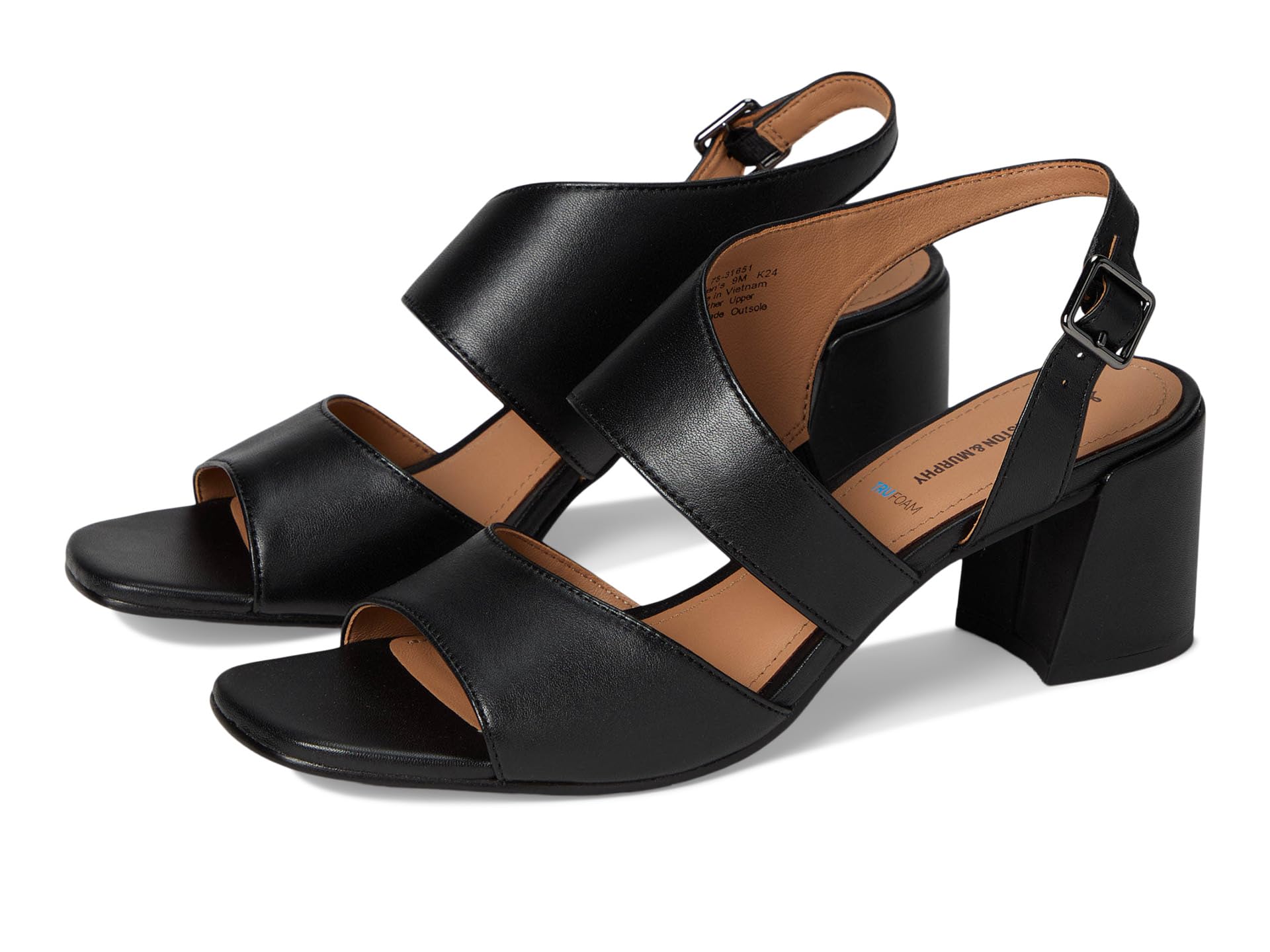 Сандалии Johnston & Murphy Everly Asymmetrical Sandal, черный