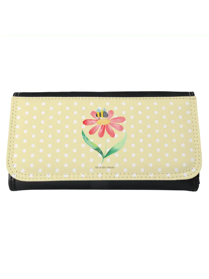 

Кошелек Mr. & Mrs. Panda, желтый пастельный