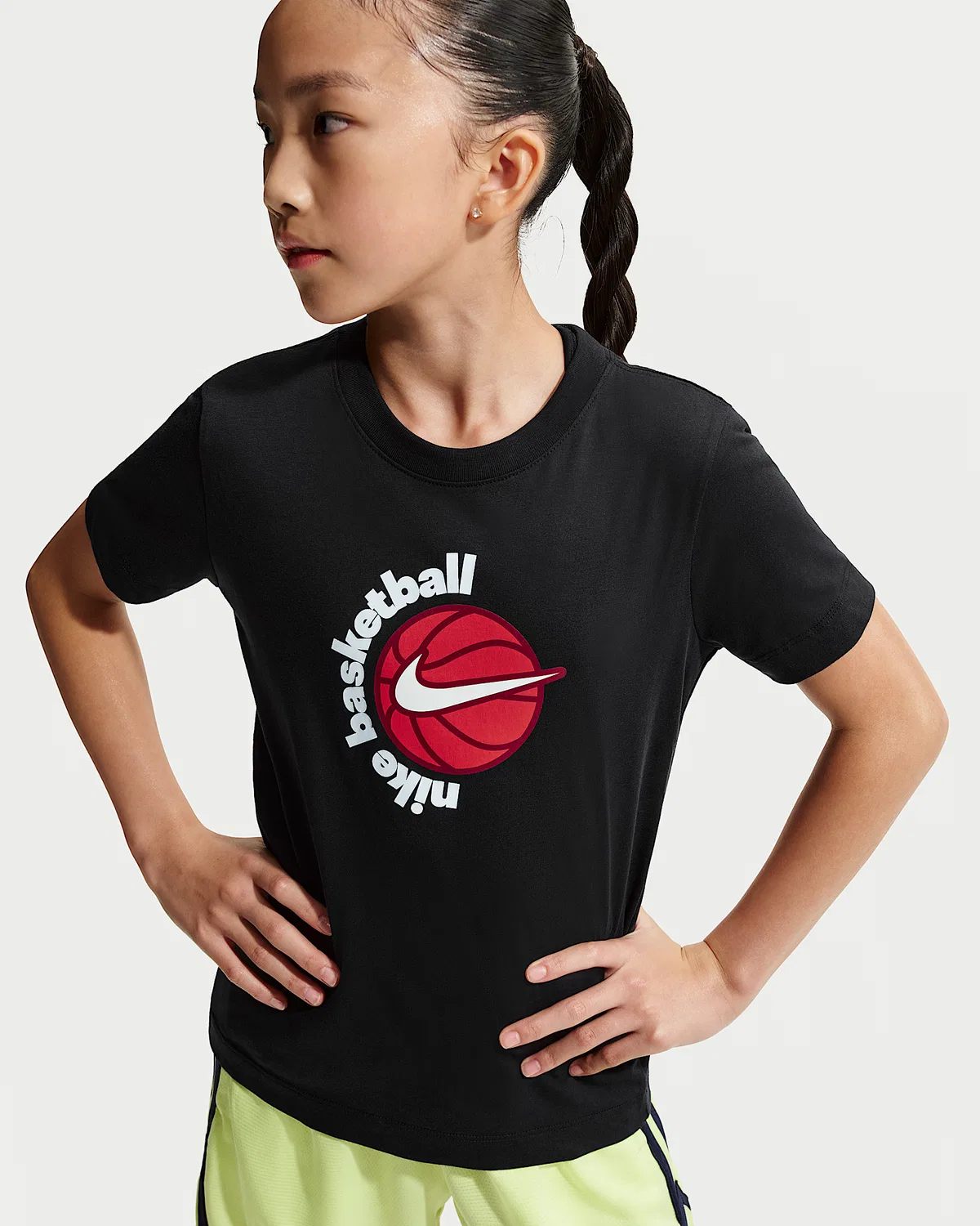 Детская футболка Nike Basketball, Black — фото 2