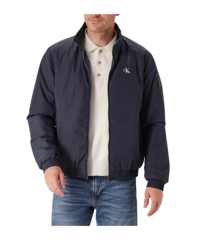 

Куртка Харрингтон на подкладке Calvin Klein, синий