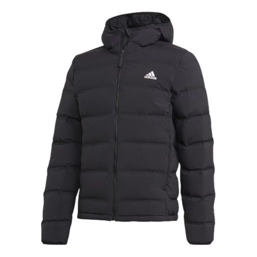 

Пуховик adidas Casual Sports hooded down Jacket Black, черный