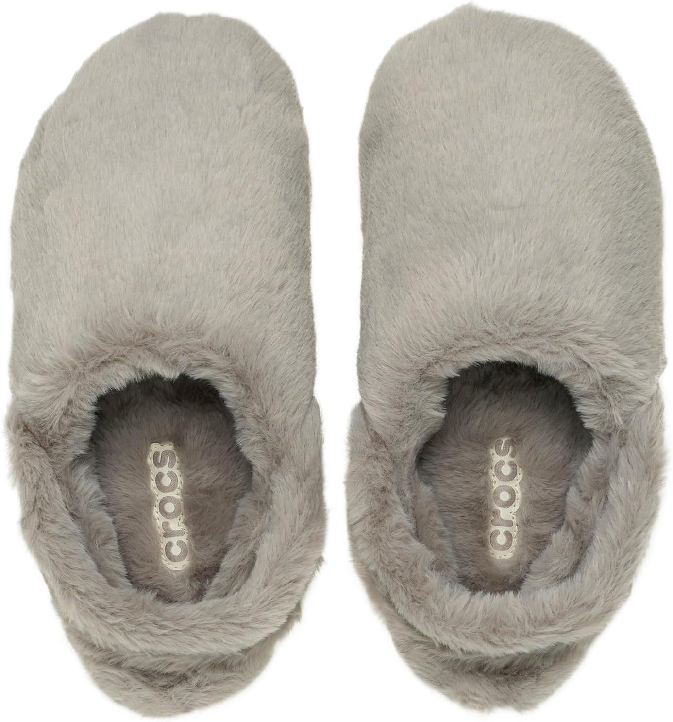 Сабо унисекс для взрослых Classic Unforgettable с подкладкой, пушистые тапочки Crocs, Mushroom — фото 4