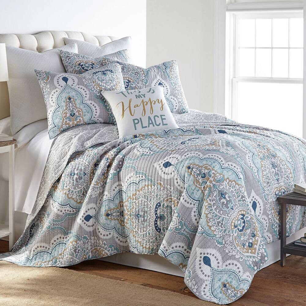 

Одеяло или накидка Levtex Home Olympia, серый