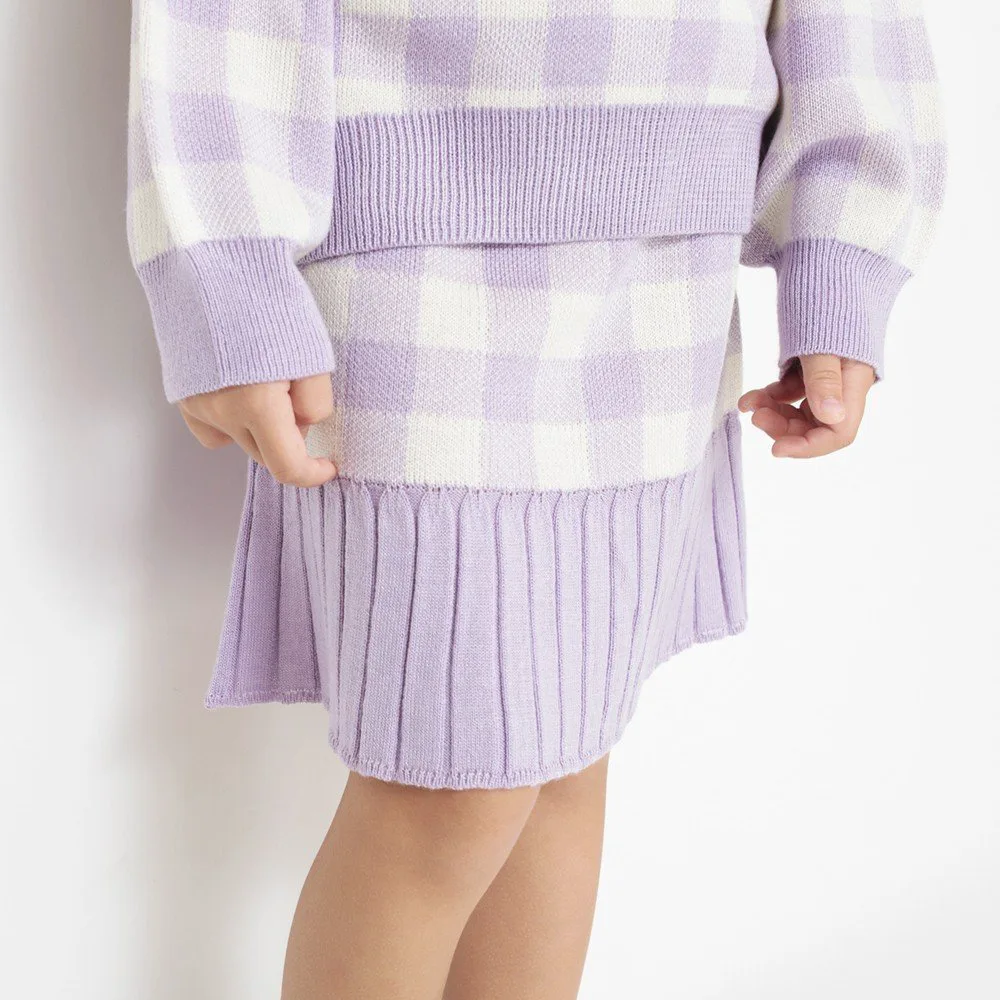 Юбка жаккардового плетения Branshes, Lavender