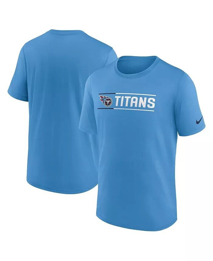 

Мужская голубая футболка Tennessee Titans Exceed Performance Nike, синий