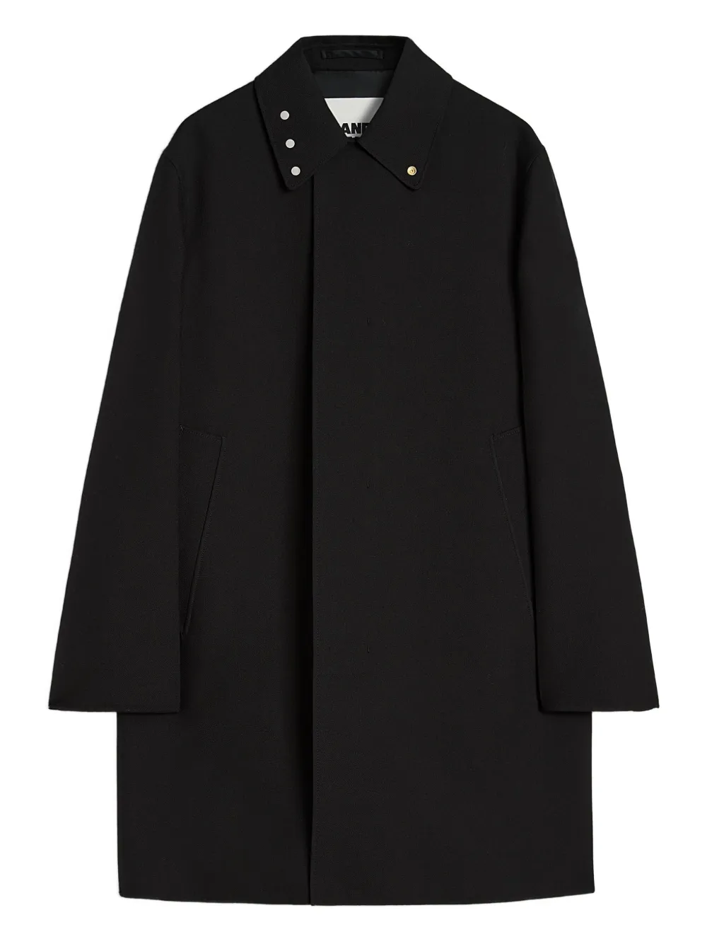 

Двубортное пальто JIL SANDER, черный
