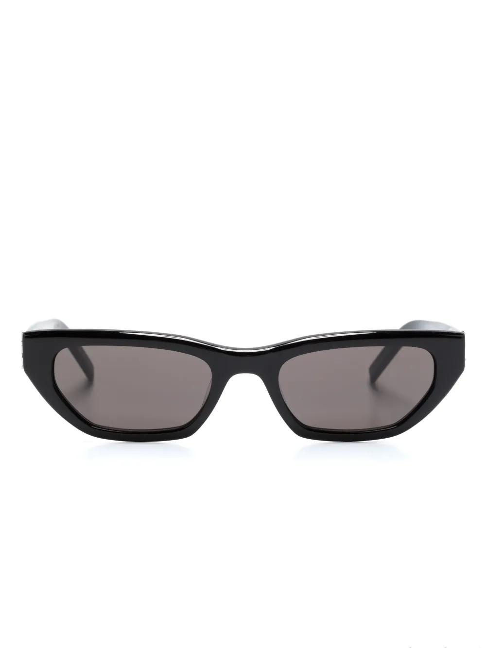 

Солнцезащитные очки в оправе 'кошачий глаз' с логотипом Saint Laurent Eyewear, черный
