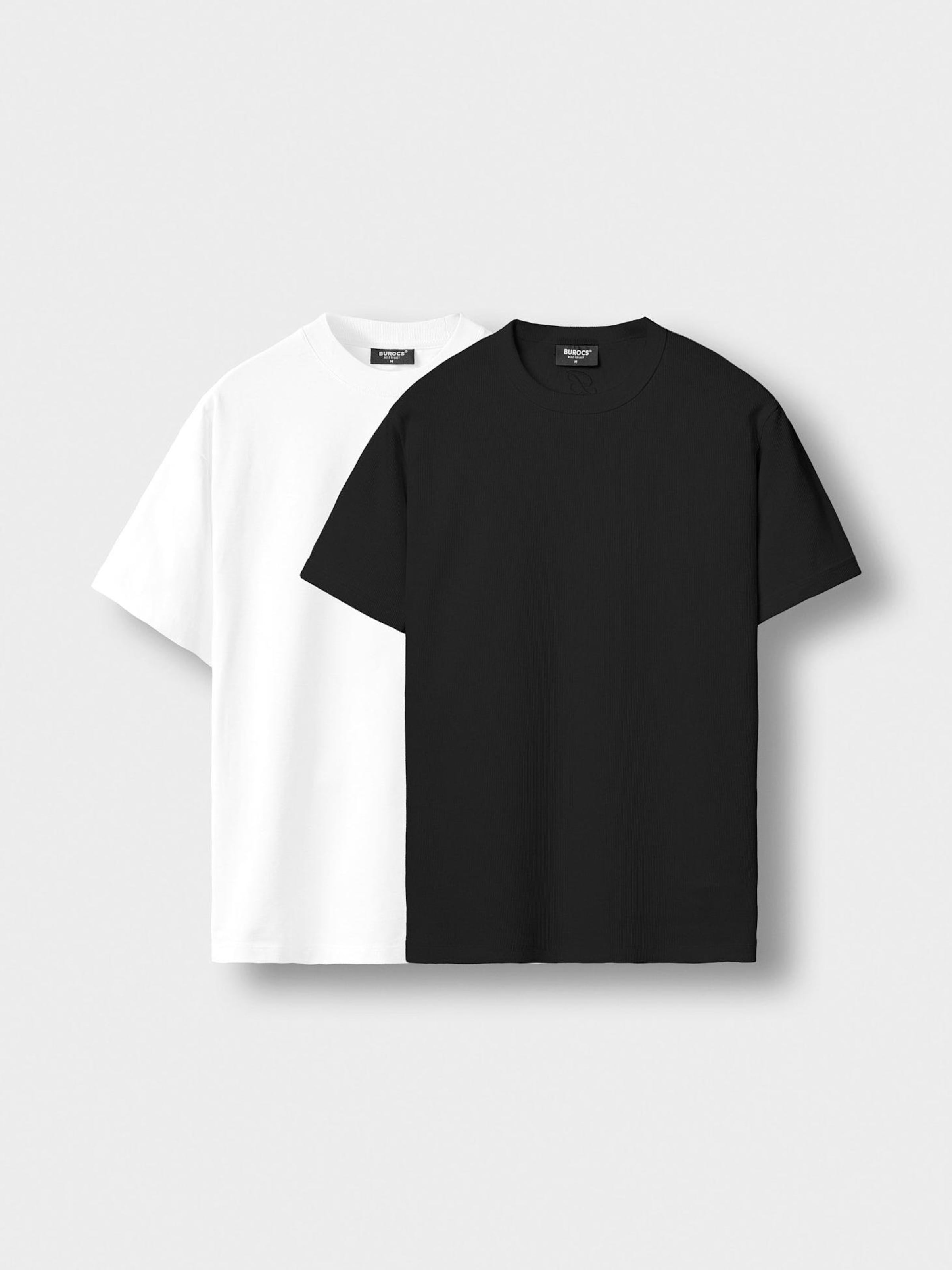 

Burocs Футболка '2 PACK Slim Rib', мультиколор