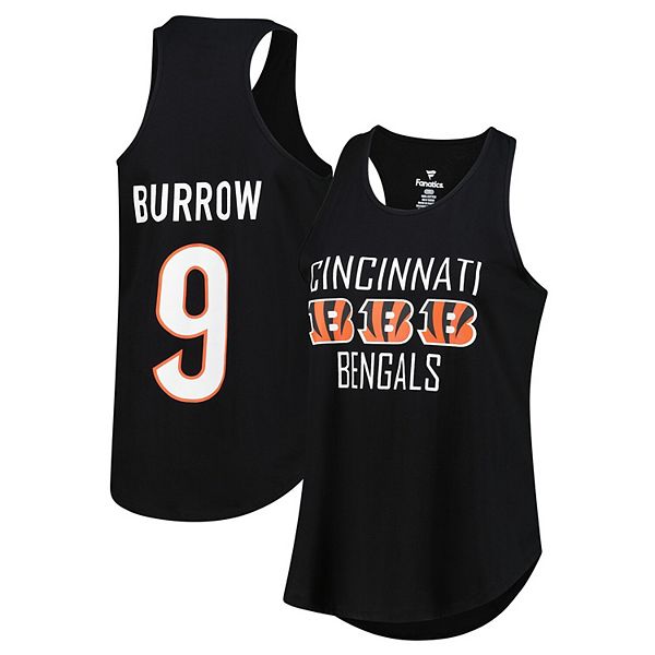 

Женская футболка Joe Burrow Cincinnati Bengals plus size с именем и номером Fanatics