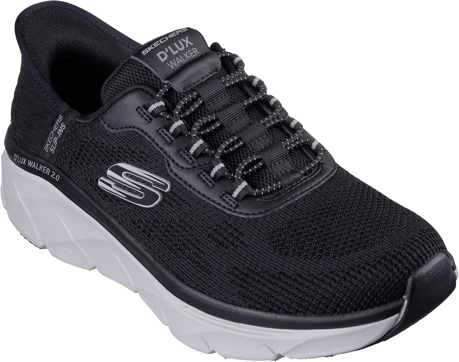 Мужские кроссовки Skechers D'lux Walker 2.0 Reelertrainers, черный/серый