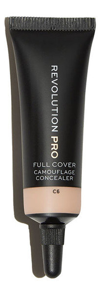 

Makeup Revolution, Pro Full Cover Camouflage Concealer, Covering Face Concealer C6, 8 мл