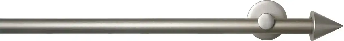 

Карниз для штор GARESA "SEFRA", 2 направляющие, желаемая длина, комплект для штор, комплект внутренних направляющих, выдвижной, наконечник на концевой кнопке 140 см, Ø16мм, цвет nickelfarben