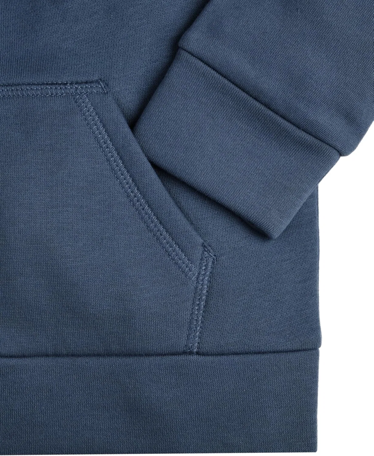 Детская худи на молнии PUMA Core Logo, Dark Indigo — фото 4