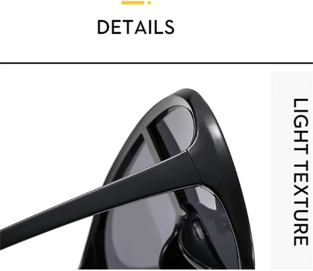 

Большие цельные солнцезащитные очки для женщин и мужчин в винтажном стиле для отдыха, солнцезащитные очки с защитой от УФ-излучения UV400 VFDHN, Leopard Tea