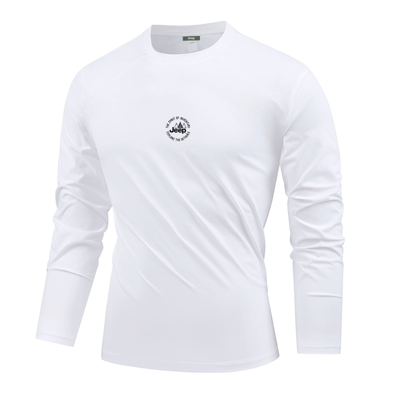 

Футболка Unisex Crew Neck тонкая прямая посадка Jeep, белый