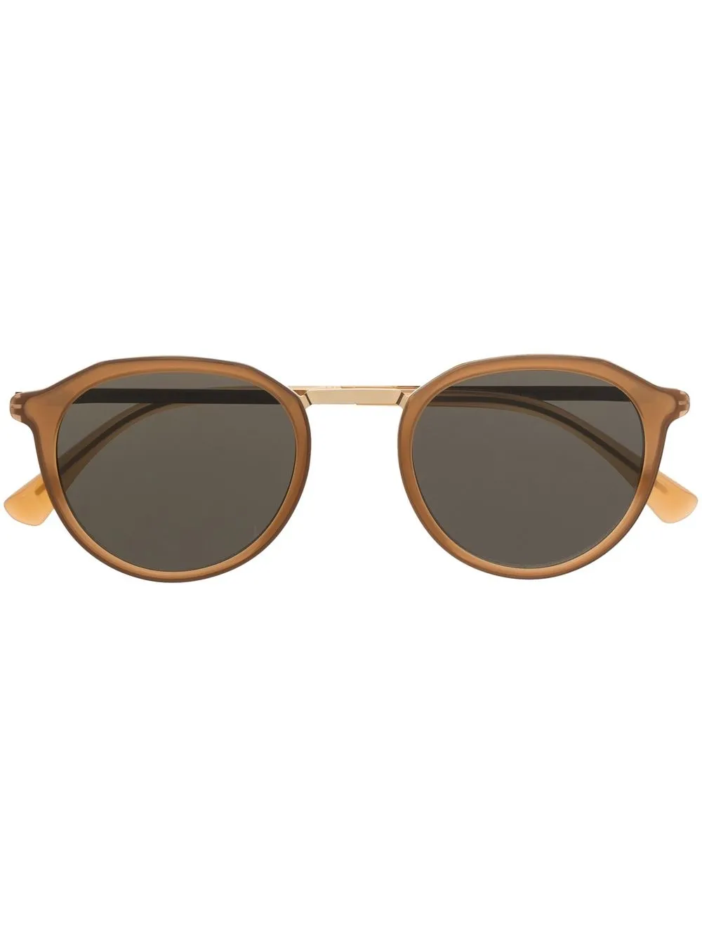 

Солнцезащитные очки в круглой оправе Mykita, желтый