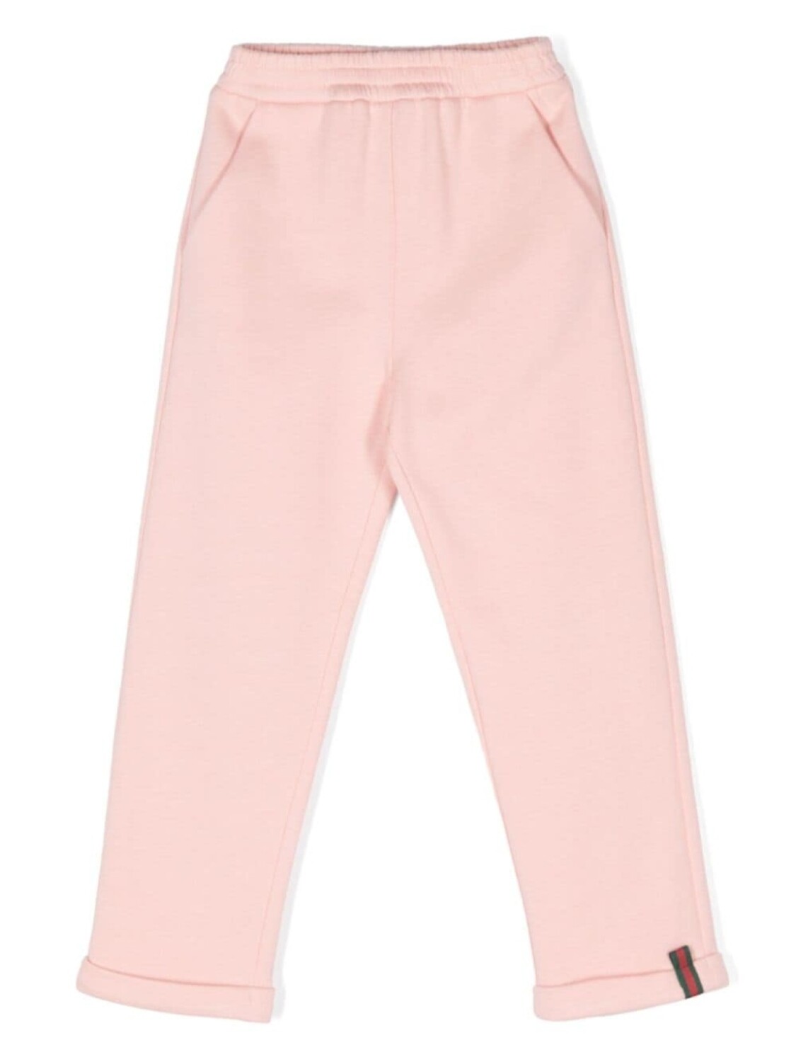 

Gucci Kids спортивные брюки с отделкой Web, розовый
