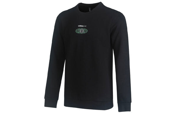 Толстовка adidas neo M Egame Sweat Casual Sports Round Neck Pullover Black, черный — фото 3