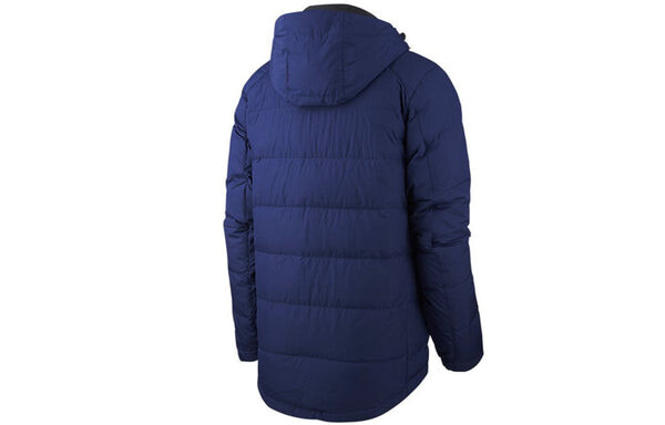 Пуховик Nike Outdoor Windproof Stay Warm Casual hooded down Jacket Navy Blue Dark blue, синий — фото 2