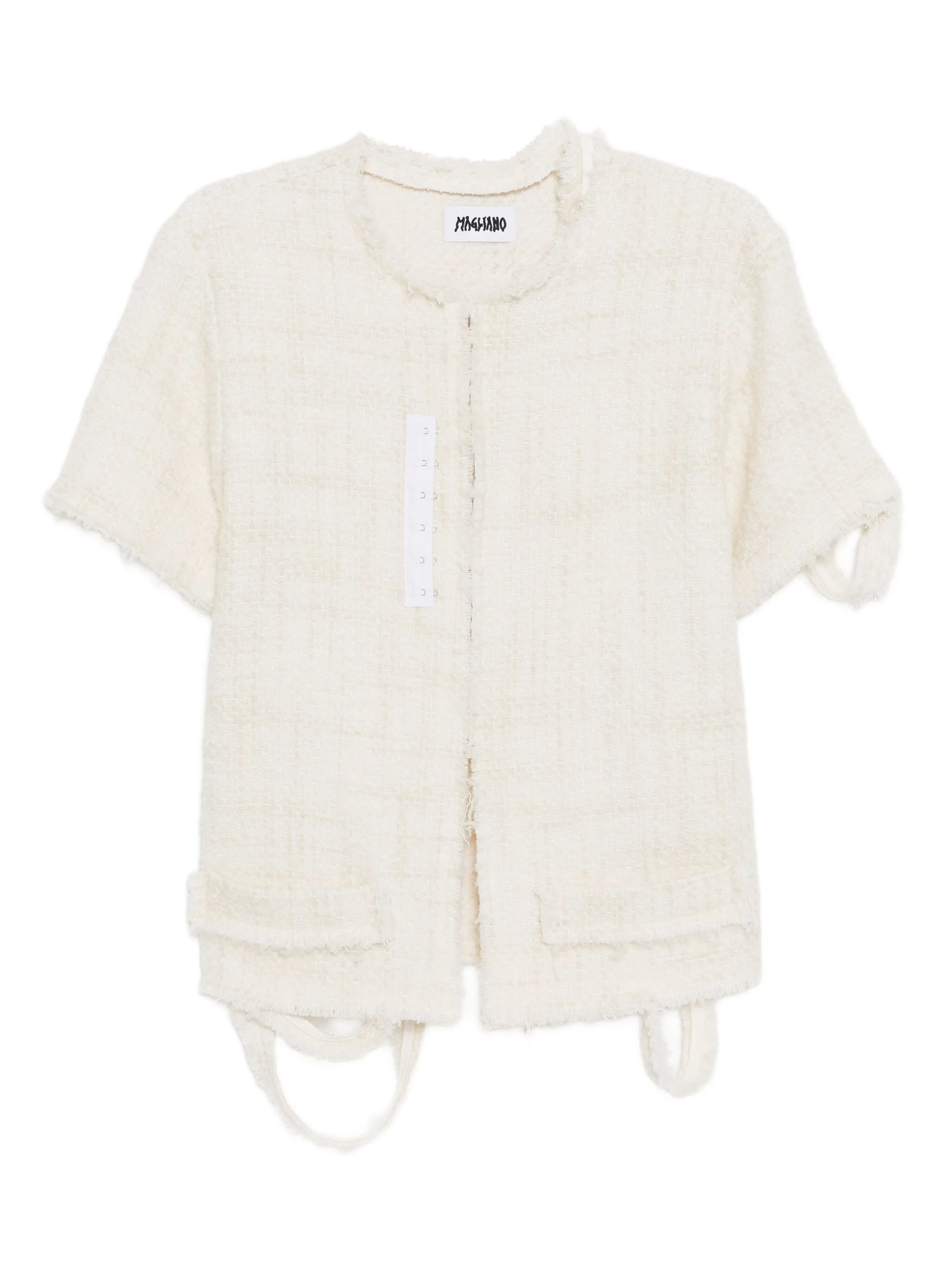 

Блейзер из ткани букле Magliano, белый