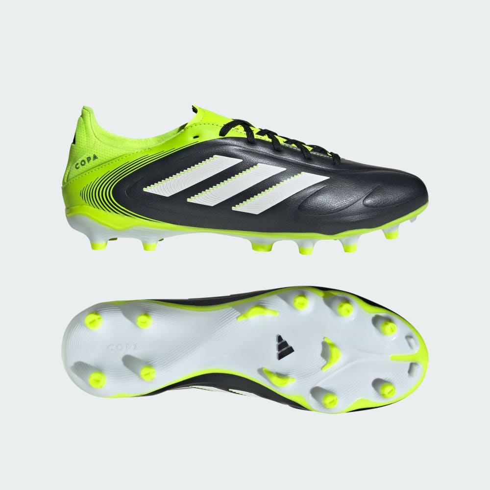 

Бутсы Adidas Copa Pure 3 League Firm/Multi-Ground Cleats, цвет Core Black/Cloud White/Lucid Lemon