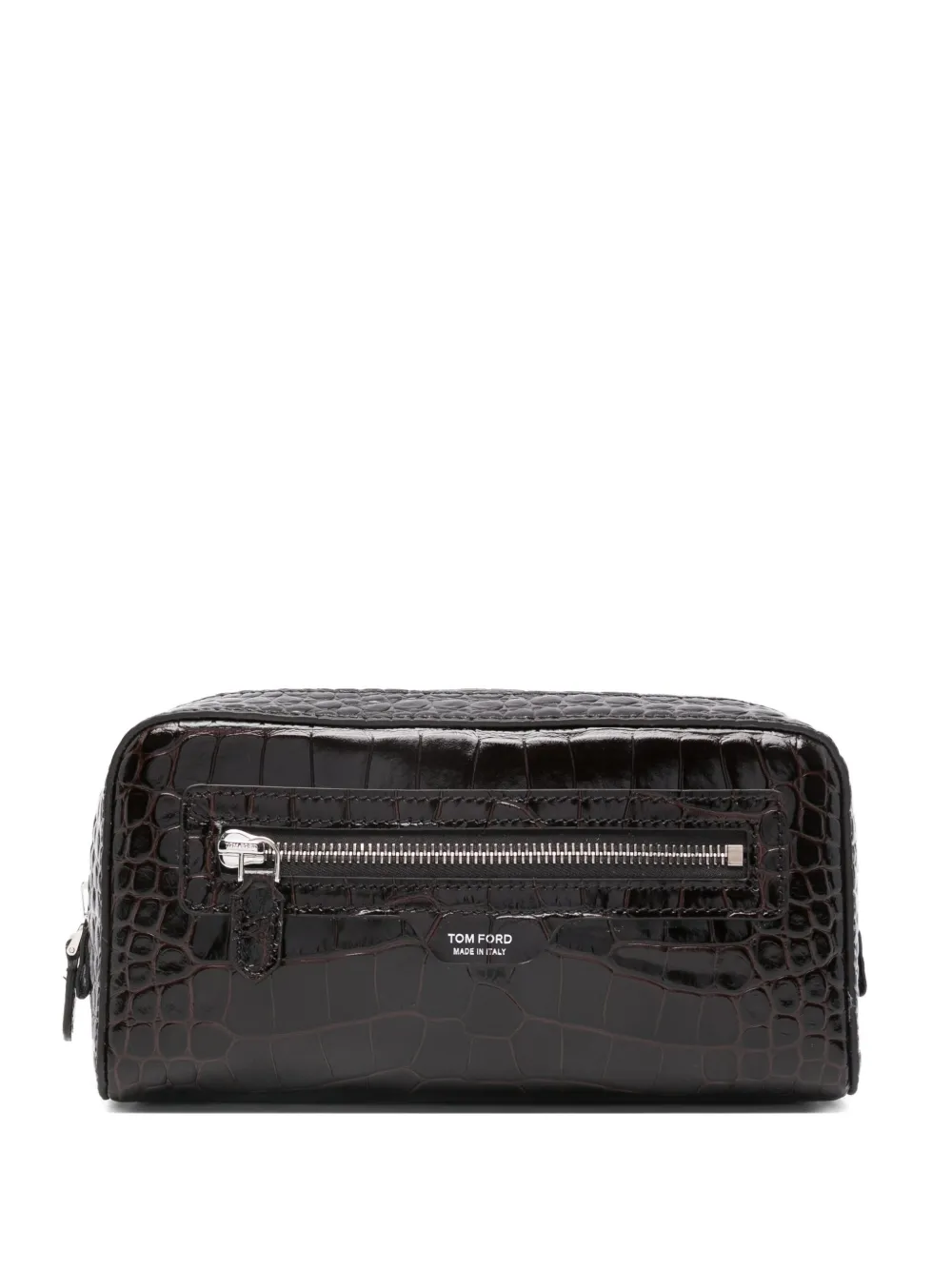 

Сумка-мессенджер с тиснением Tom Ford, черный