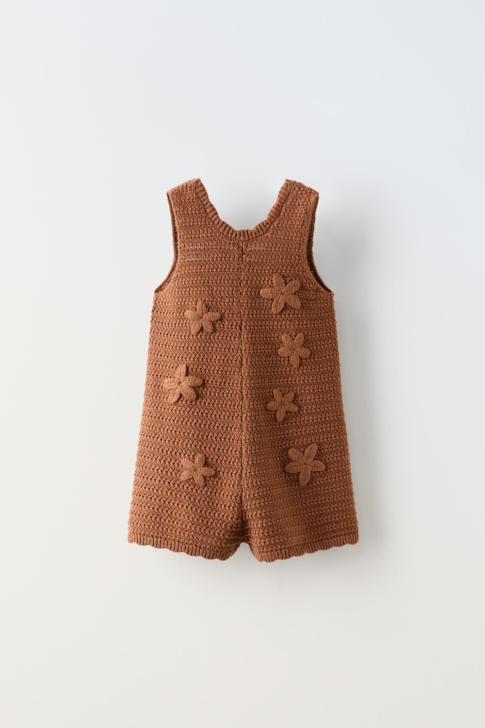 

Трикотажные комбинезоны с цветочным узором ZARA, цвет chocolate
