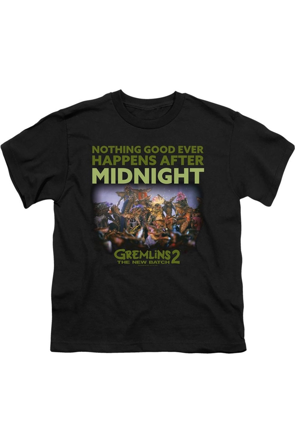 

Футболка с коротким рукавом для детей Gremlins 2 После полуночи Gildan, черный
