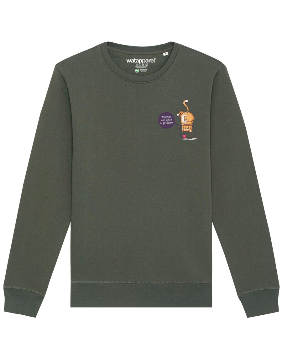 

Свитер Watapparel Sweatshirt Funny Cat, хаки