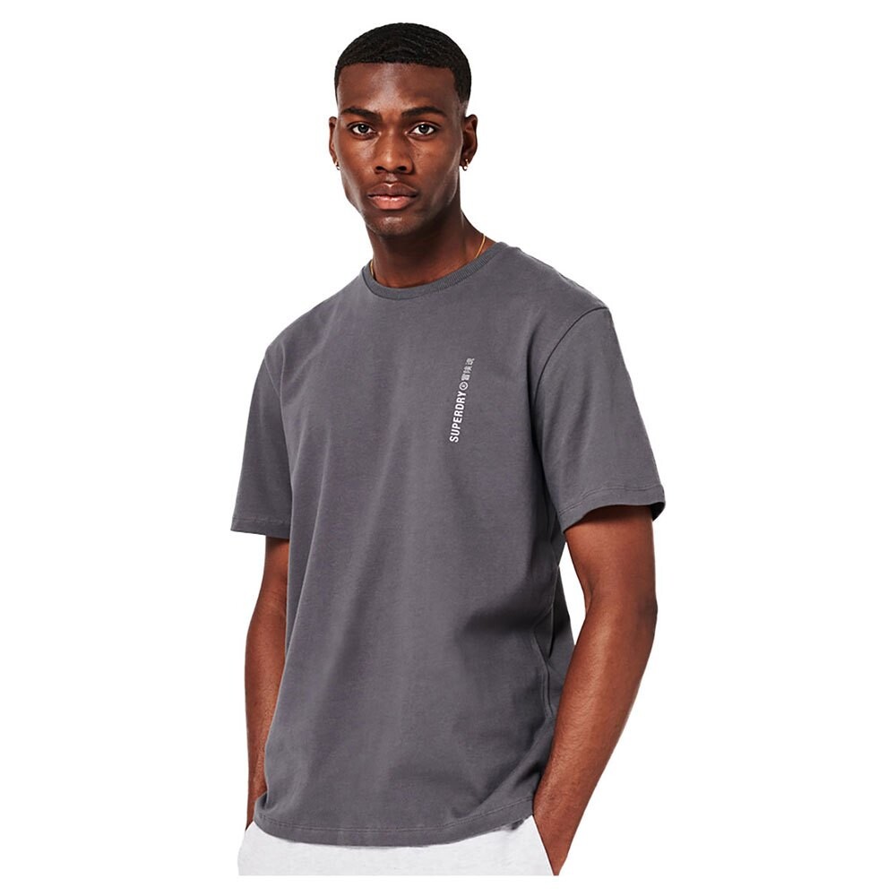 

Футболка Superdry Code Cl Linear Loose T-shirt, серый